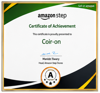 Amazon Step Certificate of Achievement