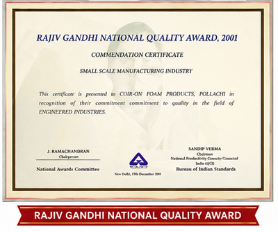 Rajiv Gandhi National Quality Award